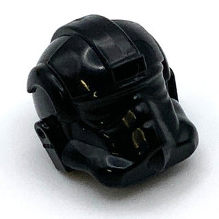 Minifigure Headgear Tie Fighter Pilot Helmet Plain (Type 2), Part# 87556 Part LEGO® Prototype Black  