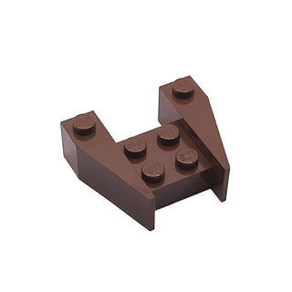 Wedge 3 1/2 x 4 without Stud Notches, Part# 2399 Part LEGO® Brown