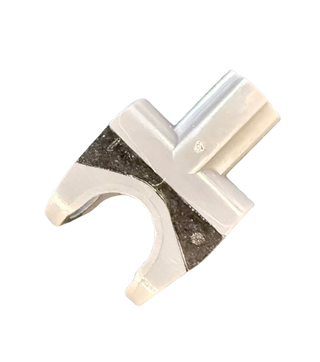 Technic, Axle Connector 2 x 3 with Ball Joint Socket and Axle Socket with Molded Black Rubber Insert Pattern, Part# x1192px3
