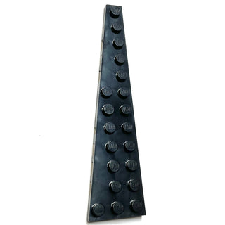 Wedge, Plate 12 x 3 Left, Part# 47397 Part LEGO® Black