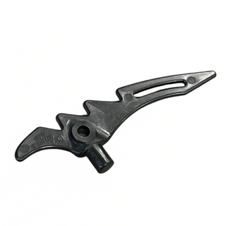 Crescent Blade, Part #98141 Part LEGO® Pearl Dark Gray
