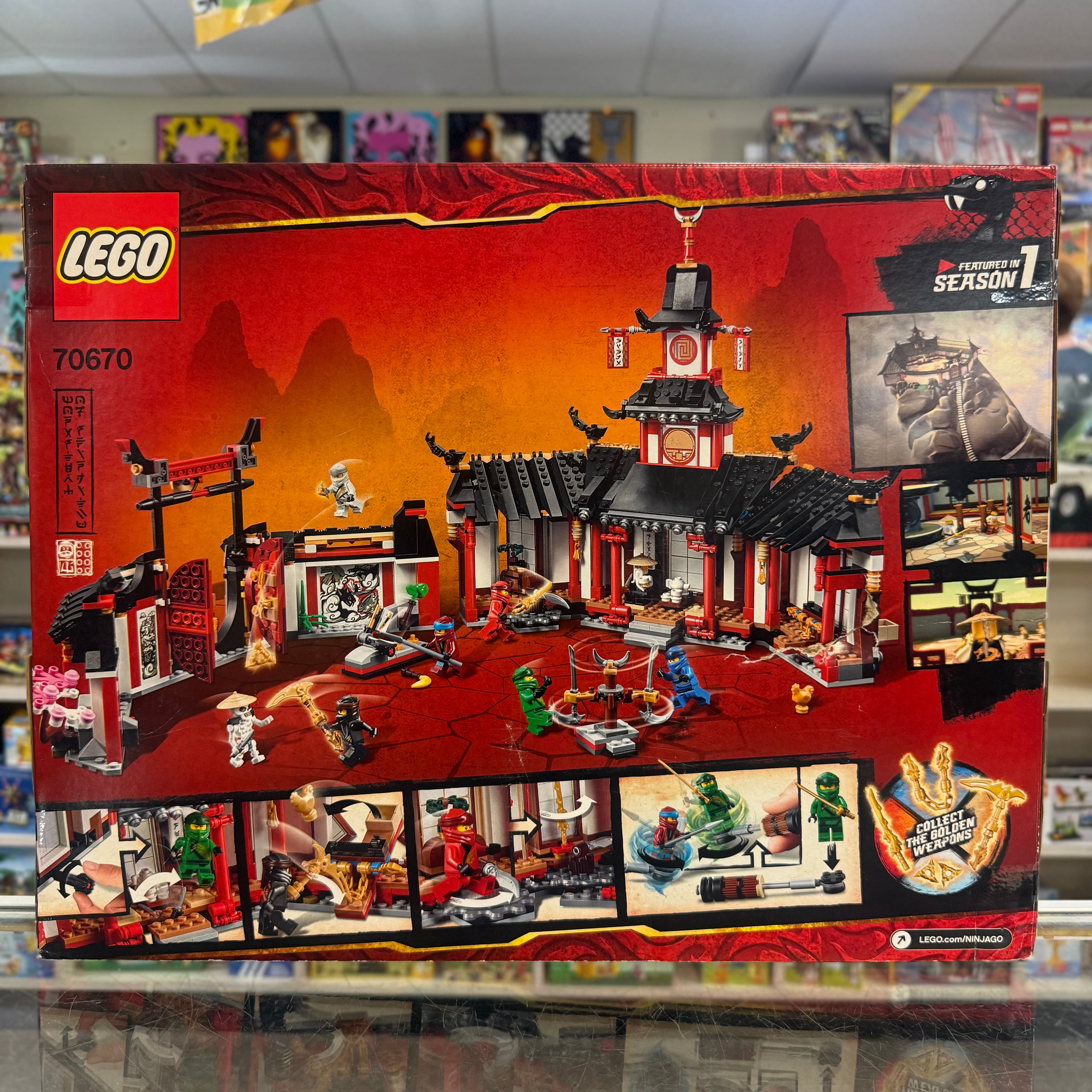 Ninjago Legacy Lego 70670 Instructions Monastery Of Spinjitzu