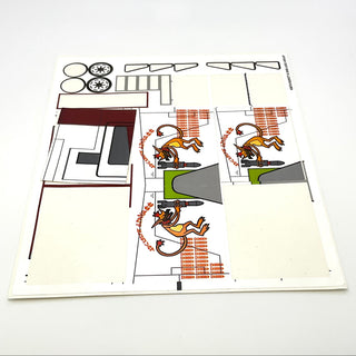 Sticker Sheet for Set 7676 - (63675/4529377), Part# 7676stk01 Part LEGO® Missing 20 Stickers