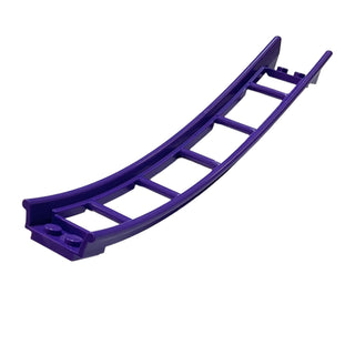 Roller Coaster Large Ramp Lower Part (6 Bricks Elevation), Part# 26559 Part LEGO® Dark Purple  