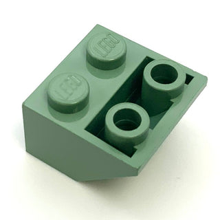 Slope Inverted 45 2x2 with Flat Bottom Pin, Part# 3660 Part LEGO® Sand Green  