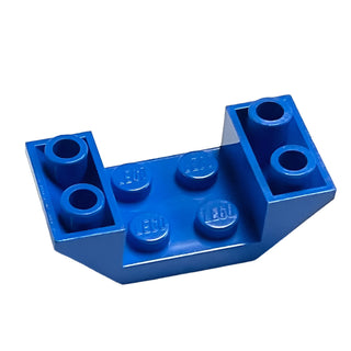 Slope, Inverted 45 4x2 Double with 2x2 Cutout, Part# 4871 Part LEGO® Blue