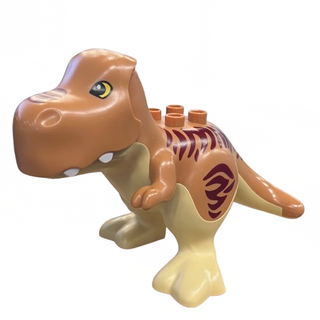 Duplo Dinosaur Tyrannosaurus Rex with Dark Red Stripes, 36327c03pb01 - LEGO® Duplo Animal