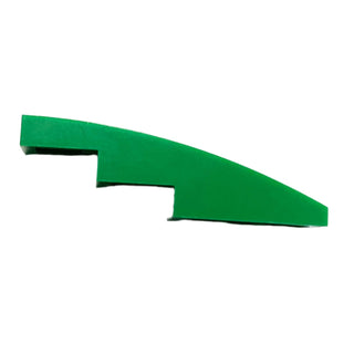 Slope, Curved 4 x 1, Part# 61678 Part LEGO® Green