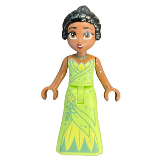 Tiana - Metallic Pointed Necklace, Thin Hinge Skirt, dis119 Minifigure LEGO®