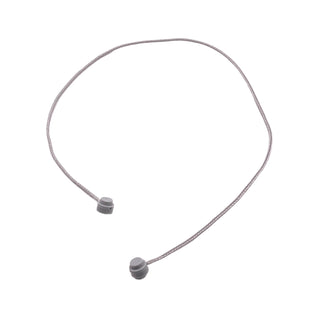String with End Studs (40L Overall) with (Same Color) Studs Pattern, Part# x127c40pb01 Part LEGO® Light Bluish Gray