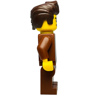 Dareth - Reddish Brown Robe, Reddish Brown Plain Legs (BAM), njo1061 - LEGO® Ninjago Minifigure Minifigure LEGO®