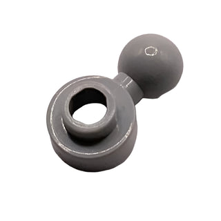 Plate, Round 1x1 with Tow Ball with Hexagon Shaped Hole (Homemaker Figure / Maxifigure Hand), part# 3614b Part LEGO® Light Gray