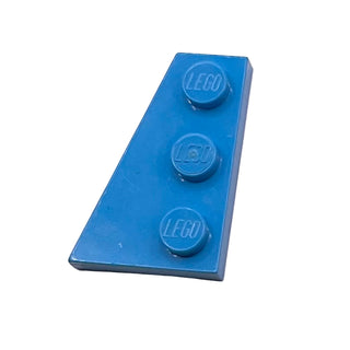 Wedge, Plate 3 x 2 Left, Part# 43723 Part LEGO® Dark Azure