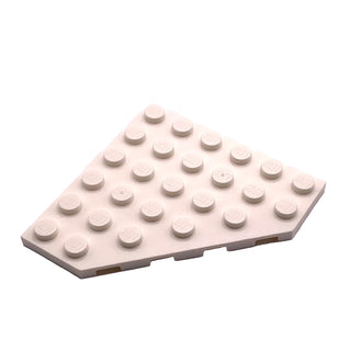 Wedge, Plate 6 x 6 Cut Corner, Part# 6106 Part LEGO® White