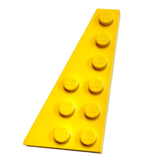 Wedge, Plate 6 x 3 Left, Part# 54384 Part LEGO® Yellow