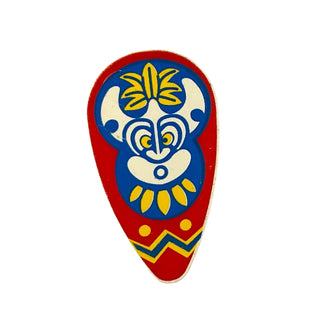 Minifigure Shield Oval with Islanders Mask Pattern, Part# 2586px10 Part LEGO®