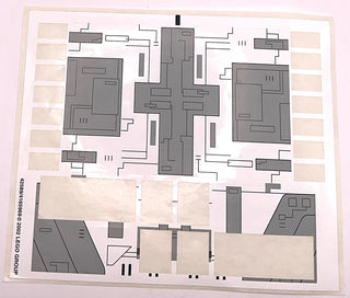 Sticker Sheet for Set Republic Gunship, 7163 - (42589/4165969), Part# 7163stk01 Part LEGO® Missing 20 Stickers