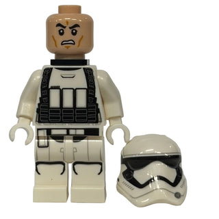 First Order Heavy Assault Stormtrooper, sw0842 (Rounded Mouth Pattern, Backpack) LEGO® Star Wars Minifigure Minifigure LEGO®