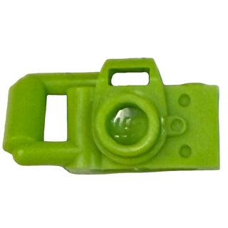 Minifigure Utensil Camera Handheld Style with Extended Bar Handle, Part# 30089b Part LEGO® Lime