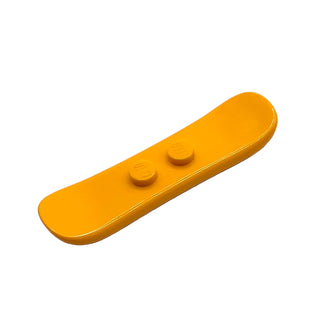 Minifigure, Utensil Snowboard Small, Part# 18746 Part LEGO® Bright Light Orange