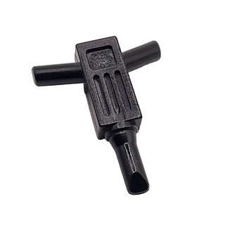 Minifigure, Utensil Tool Motor Hammer / Jackhammer, Part# 30228 Part LEGO® Black