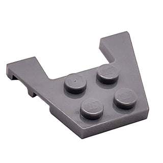 Wedge, Plate 3 x 4 with Stud Notches, Part# 48183 Part LEGO® Dark Bluish Gray