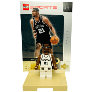 NBA Tim Duncan, San Antonio Spurs #21, nba004 Minifigure LEGO® Like New with Stand