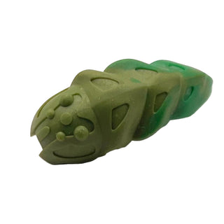 Bionicle Rahkshi Kraata Stage 4 with Marbled Pattern, Part# kraata4 Part LEGO® Metallic Green Head (Green Tail)