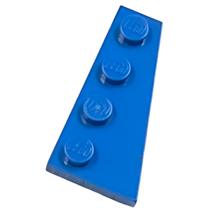 Wedge, Plate 4 x 2 Right, Part# 41769 Part LEGO® Blue  