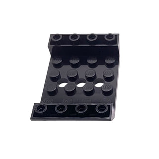 Slope Inverted 45 6x4 Double with 4x4 Cutout and 3 Holes, Part# 60219 Part LEGO® Black