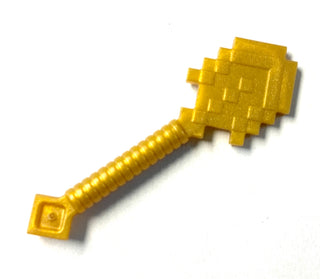 Minifigure Weapon, Minecraft Shovel, Part# 18791 Part LEGO® Pearl Gold (Gold)  