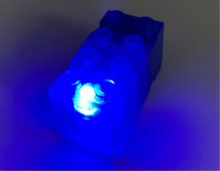 Light-Up 2x4 Brick, Battery Operated, CB2x4 & LB2x4 Custom Parts United Brick Co®