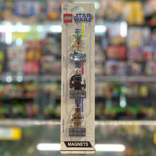 Magnet Set, Minifigures SW - Yoda, Count Dooku, Mace Windu, 852555 - LEGO® Star Wars Set