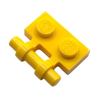 Plate, Modified 1x2 with Bar Handle on Side - Free Ends, Part# 2540 Part LEGO® Yellow
