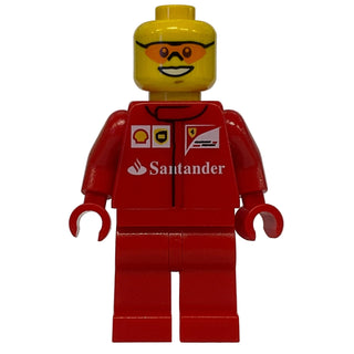 Scuderia Ferrari Team Crew Member - Orange Safety Glasses, sc014 - LEGO® Speed Champions (Copy) Minifigure LEGO®