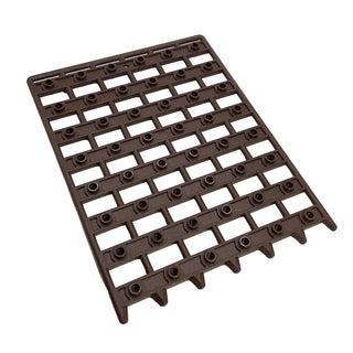 Door 1 x 12 x 16 Castle Gate (Portcullis), Part# 11216 Part LEGO® Dark Brown Very Good