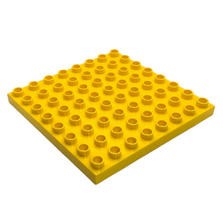 Duplo, Plate 8x8, Part# 51262 Part LEGO® Yellow