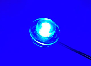 1x1 Stud LED Light-up Round Plate, DIY System, LS1x1RP-DC Custom Parts United Brick Co® Blue
