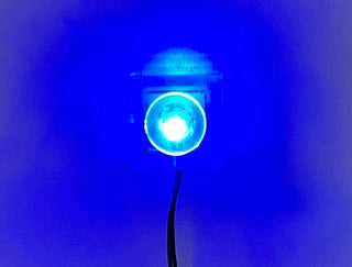1x1 LED Light-up Plate, Battery Operated, LS1x1B Custom Parts United Brick Co® Blue