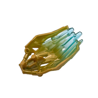 Bionicle Crystal Armor with Marbled Trans-Light Blue Pattern, Part# 24166pb02 Part LEGO®