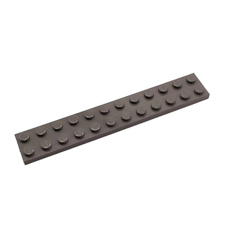 Plate 2x12, Part# 2445 Part LEGO® Dark Gray
