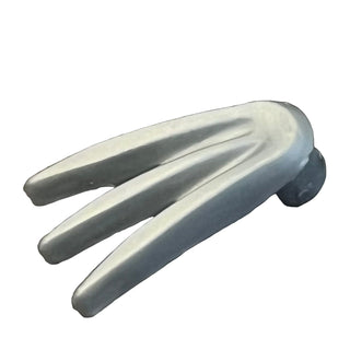 Minifigure, Weapon Bladed Claw, Spread, Part# 10187 Part LEGO® Flat Silver