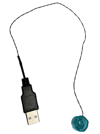 2x2 Flashing LED Light-up Round Brick, USB Powered, LS2x2R Custom Parts United Brick Co®