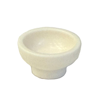 Minifigure, Utensil Bowl Part# 34172 Part LEGO® White