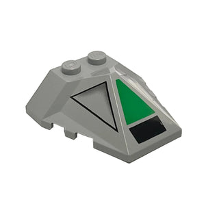 Wedge 4x4x1 1/3 Pyramid Center with SW Clone Walker Pattern, Part# 47757pb02
