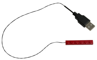 1x6 LED Light-up Plate, USB, LB1x6 Custom Parts United Brick Co®