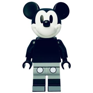Mickey Mouse - Vintage, Light Bluish Gray Shorts, dis141 Minifigure LEGO® Like New