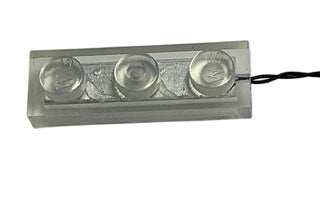 1x3 LED Light-up Plate, DIY System, LB1x3 DC Custom Parts United Brick Co® RGB