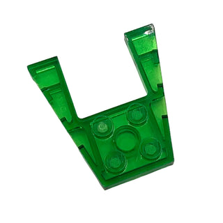 Wedge, Plate 4 x 4, Part# 43719 Part LEGO® Trans-Green