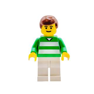 Soccer Player - Green and White Team, soc151 Minifigure LEGO®